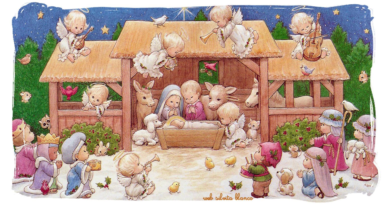 Angelitos Ruth Morehead Pesebre