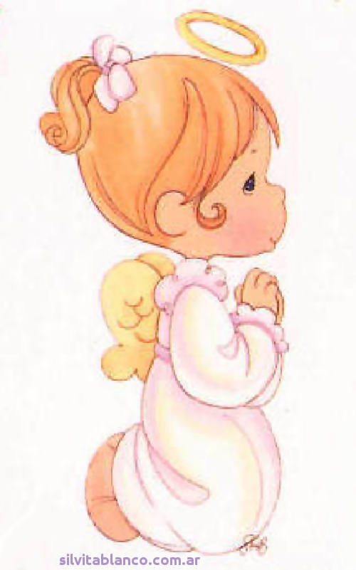 angelitos rezando precious moments