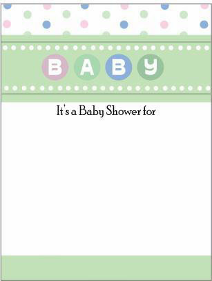 baby shower invitaciones