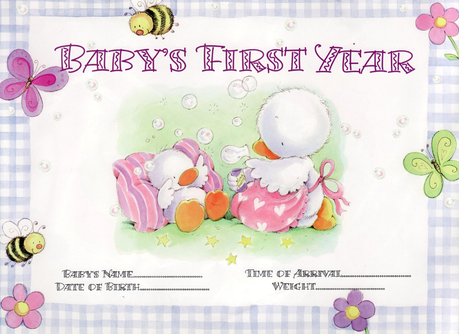 Beb�s Calendario primer a�o