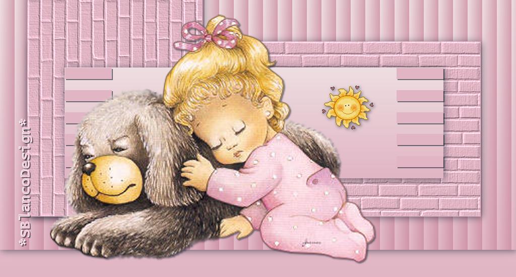 ni�a durmiendo con perrito