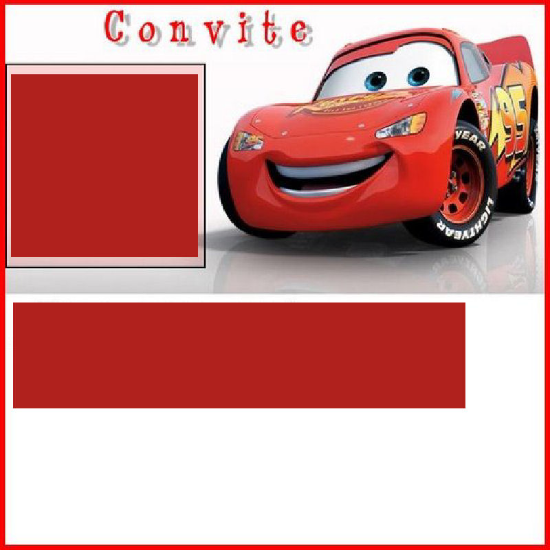 tarjeta para cumplea�os Cars