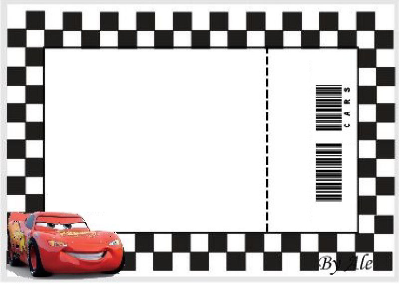 tarjeta para cumplea�os Cars