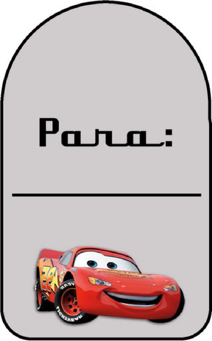 tarjeta para cumplea�os Cars