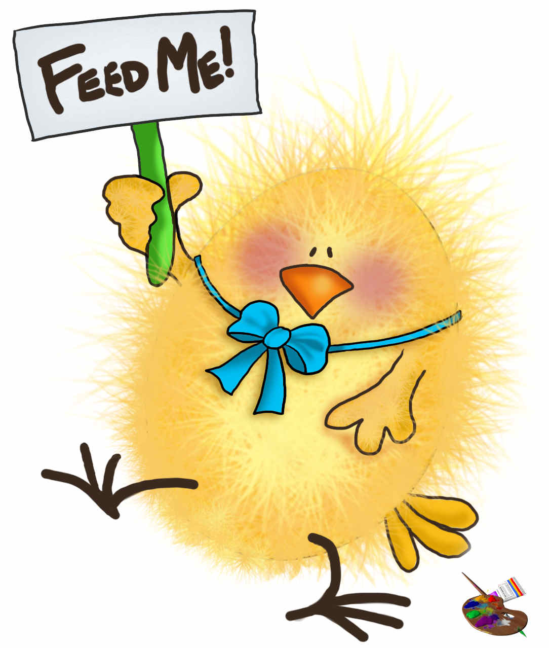 pollitos ilustraciones para manualidades