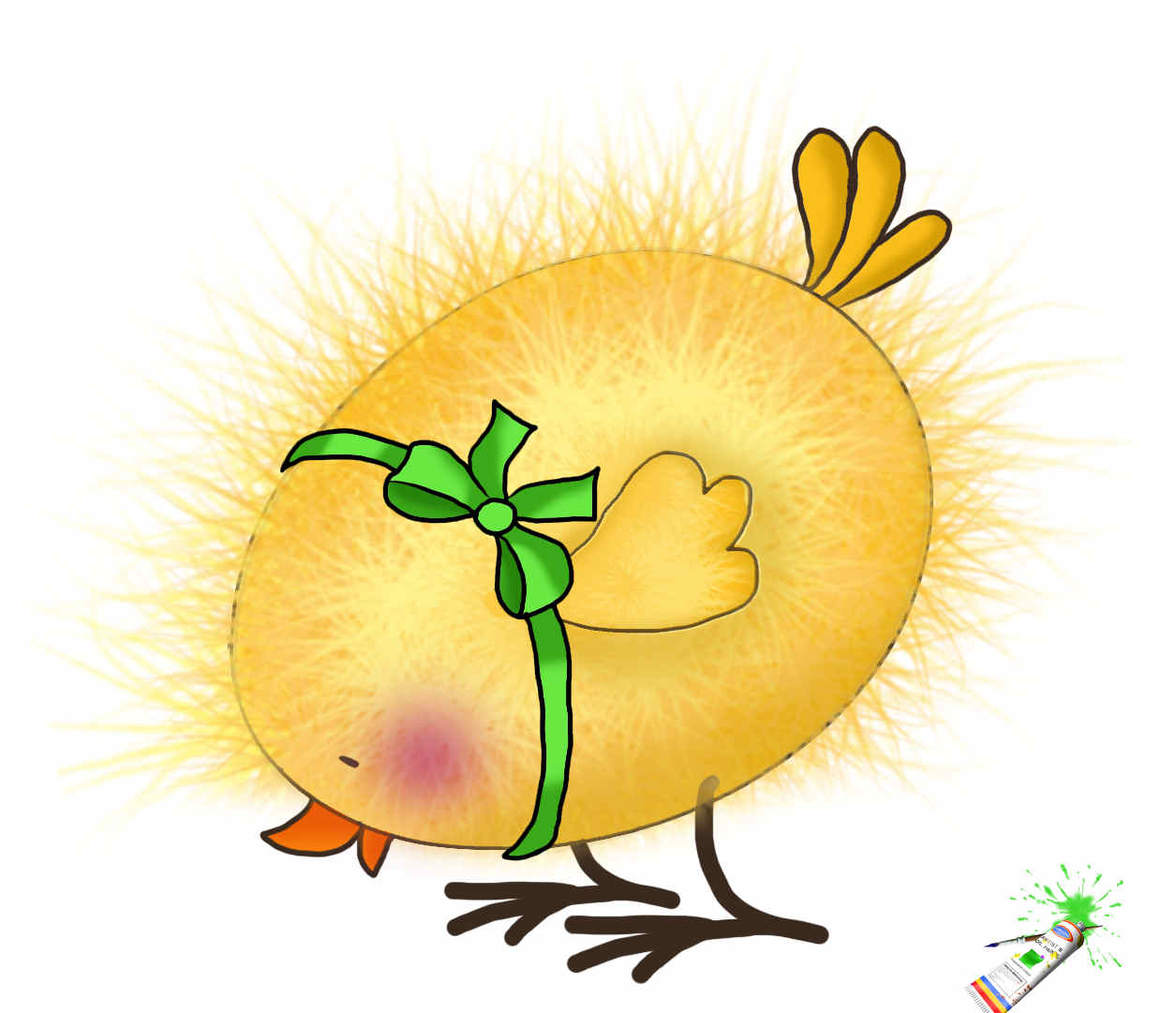 pollitos ilustraciones para manualidades