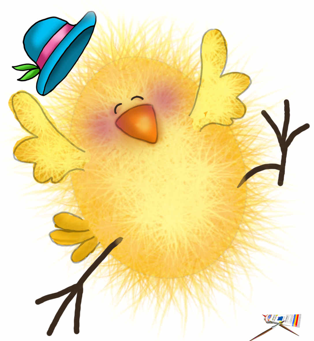 pollitos ilustraciones para manualidades