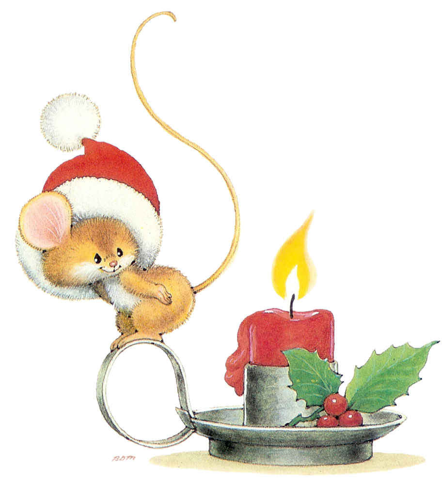 clipart christmas mouse - photo #18