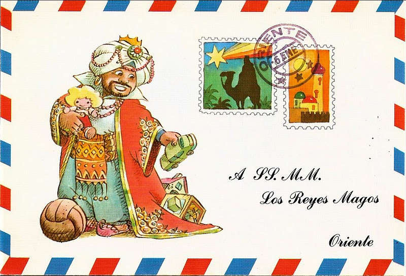 cartas vintage para los Reyes Magos