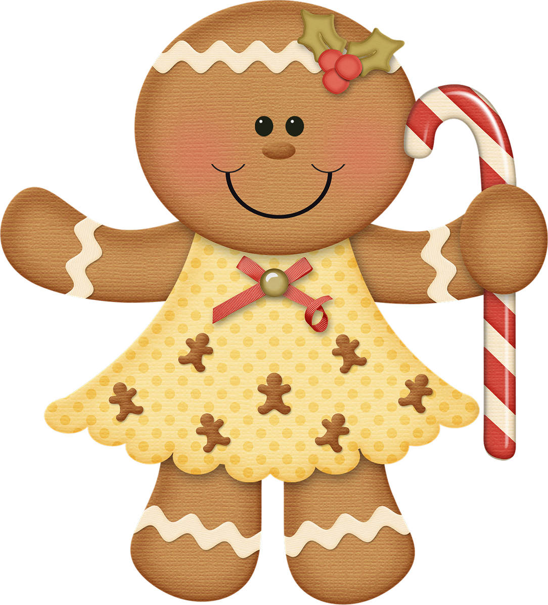 christmas gingerbread man clipart - photo #35