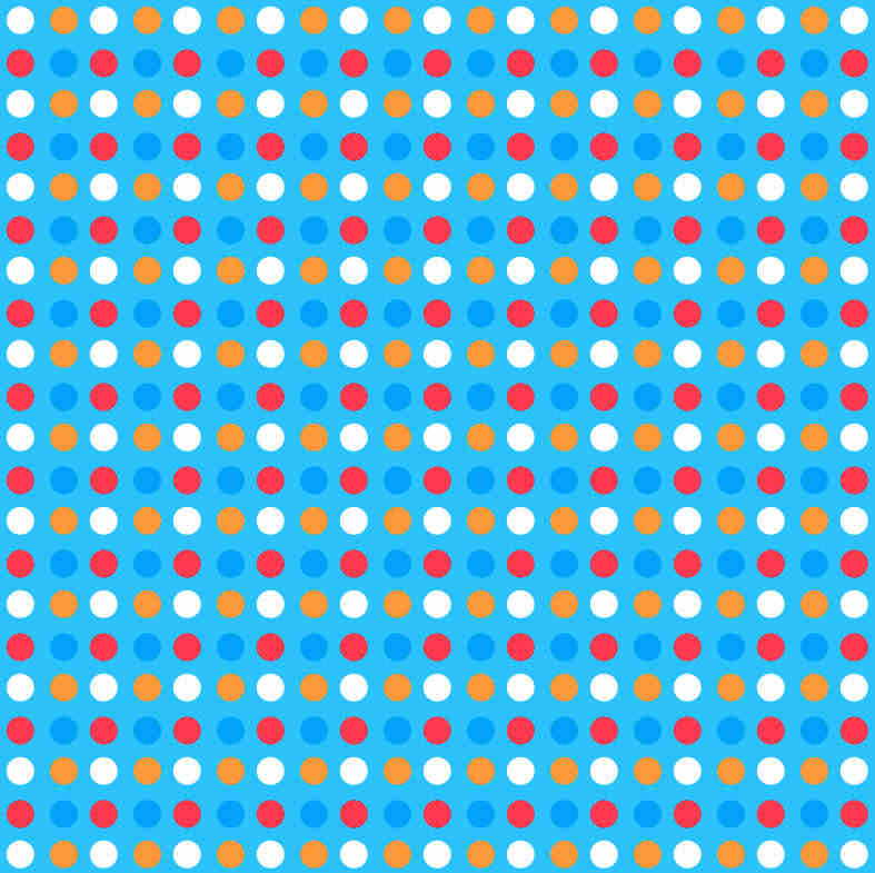 papeles estampados, lunares, escoses, flores, frutas