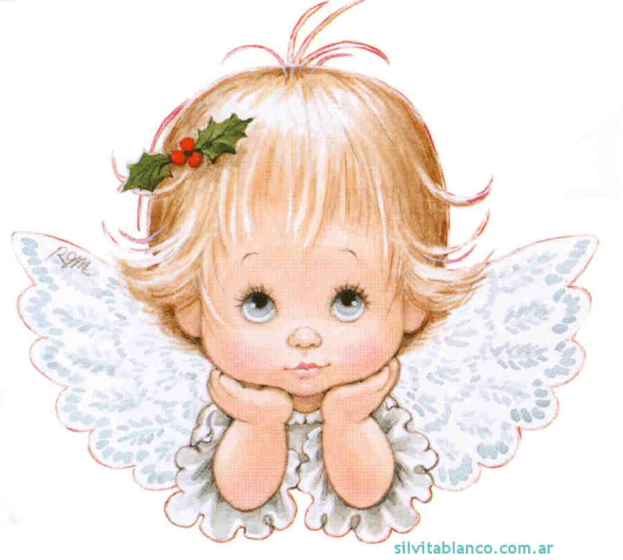Angelitos dibujos, ilustraciones infantiles 