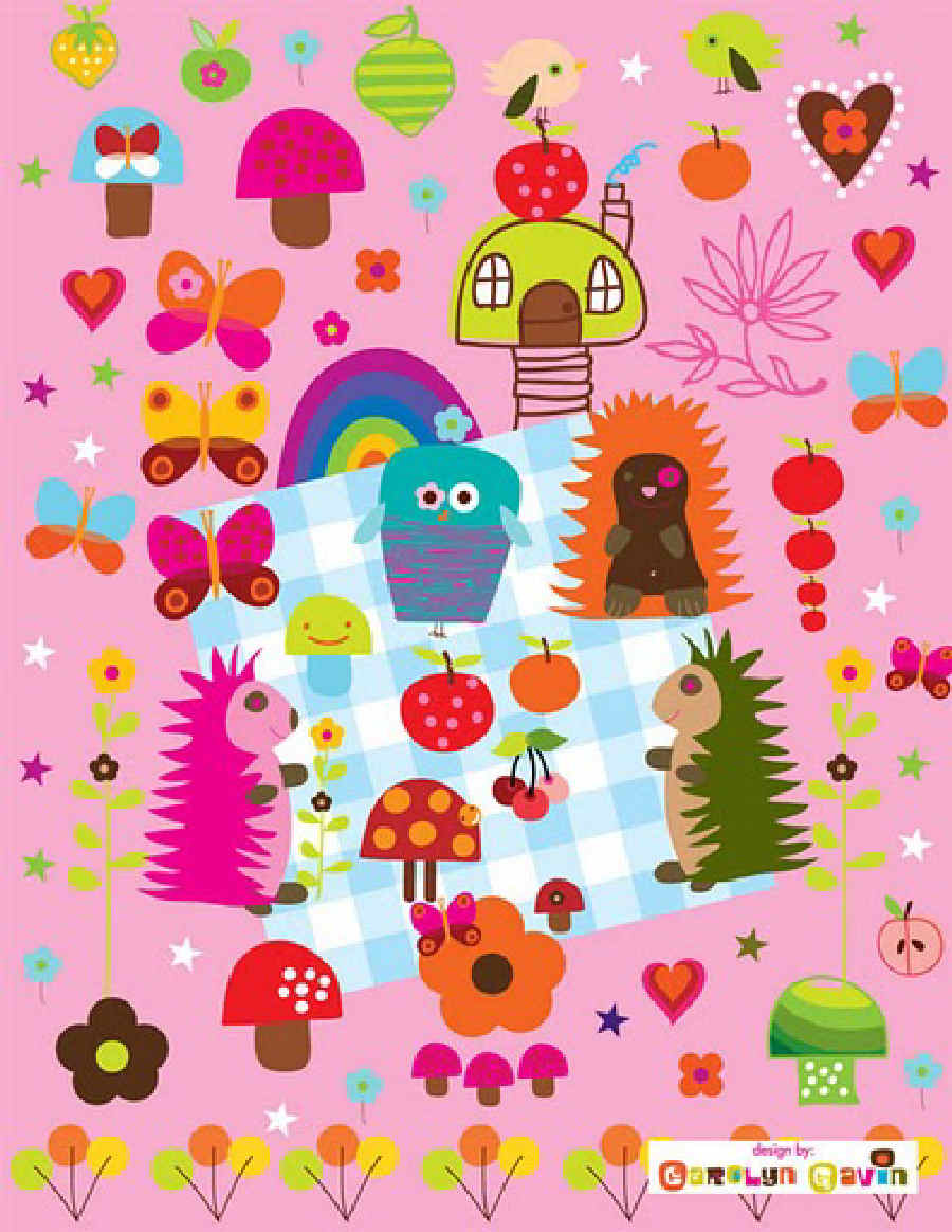 dibujos, ilustraciones infantiles Carolyn Gavin