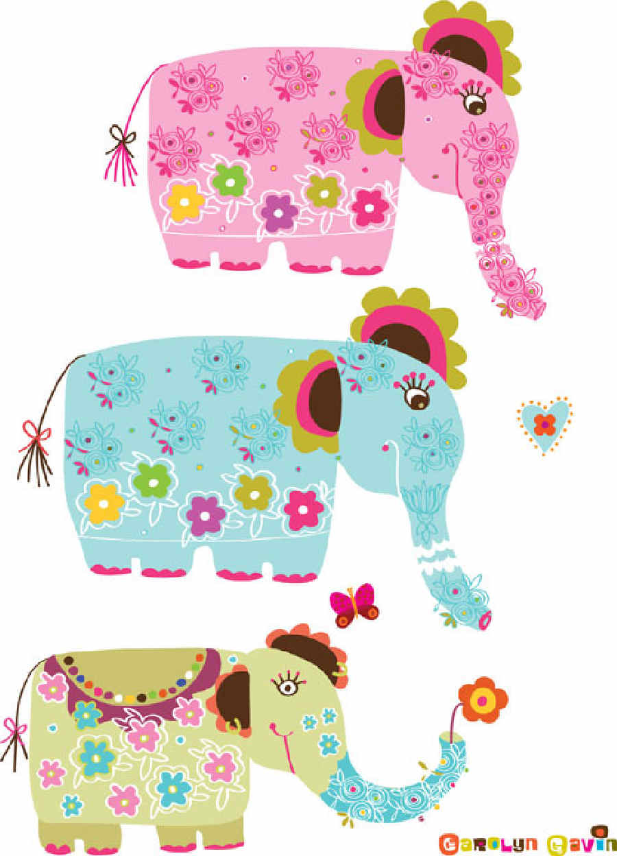 dibujos, ilustraciones infantiles Carolyn Gavin