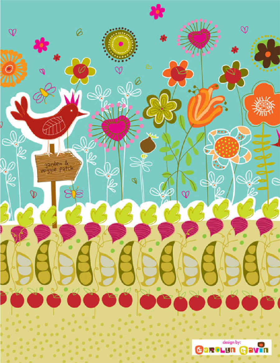 dibujos, ilustraciones infantiles Carolyn Gavin