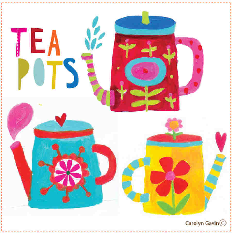 dibujos, ilustraciones infantiles Carolyn Gavin