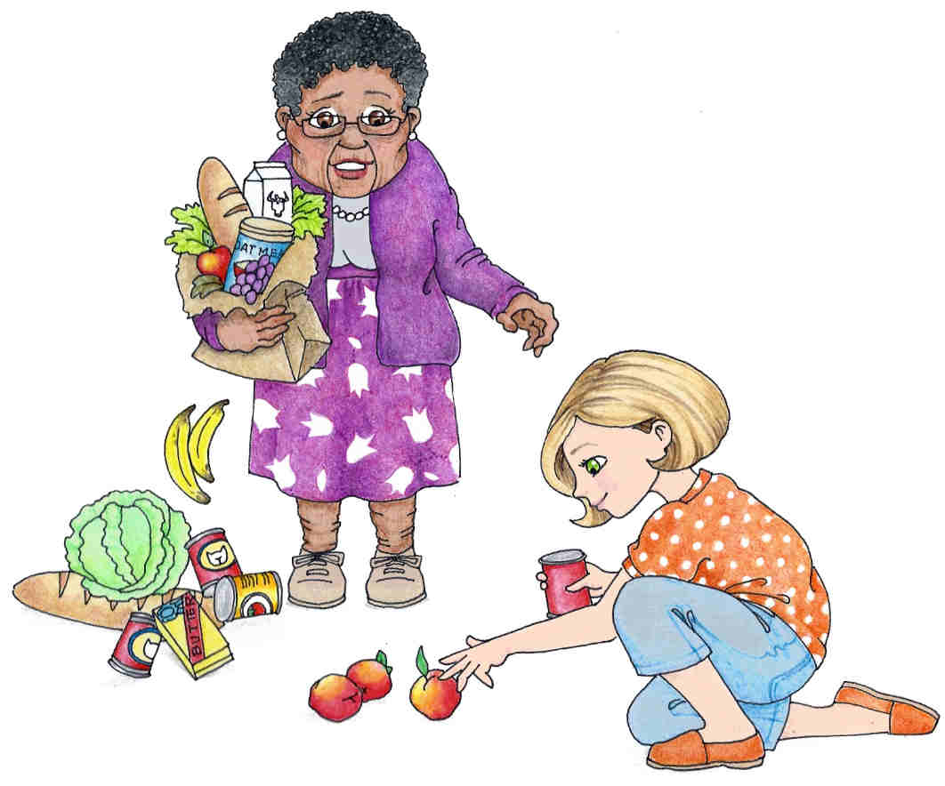 Familia dibujos, ilustraciones infantiles Susan Fitch y Otro