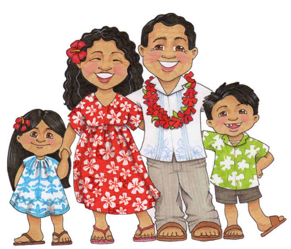 Familia dibujos, ilustraciones infantiles Susan Fitch y Otro