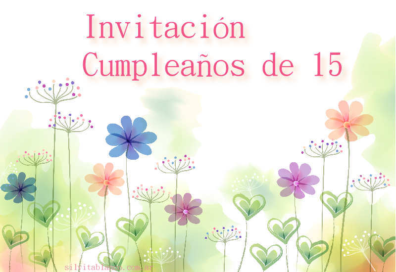 15 A�OS INVITACI�N
