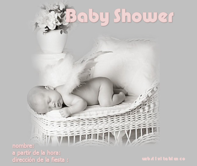 baby shower invitaciones