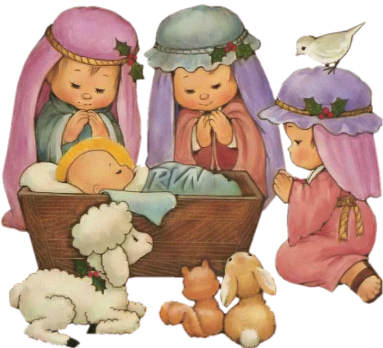 Belen, adoraci�n al ni�o Jes�s