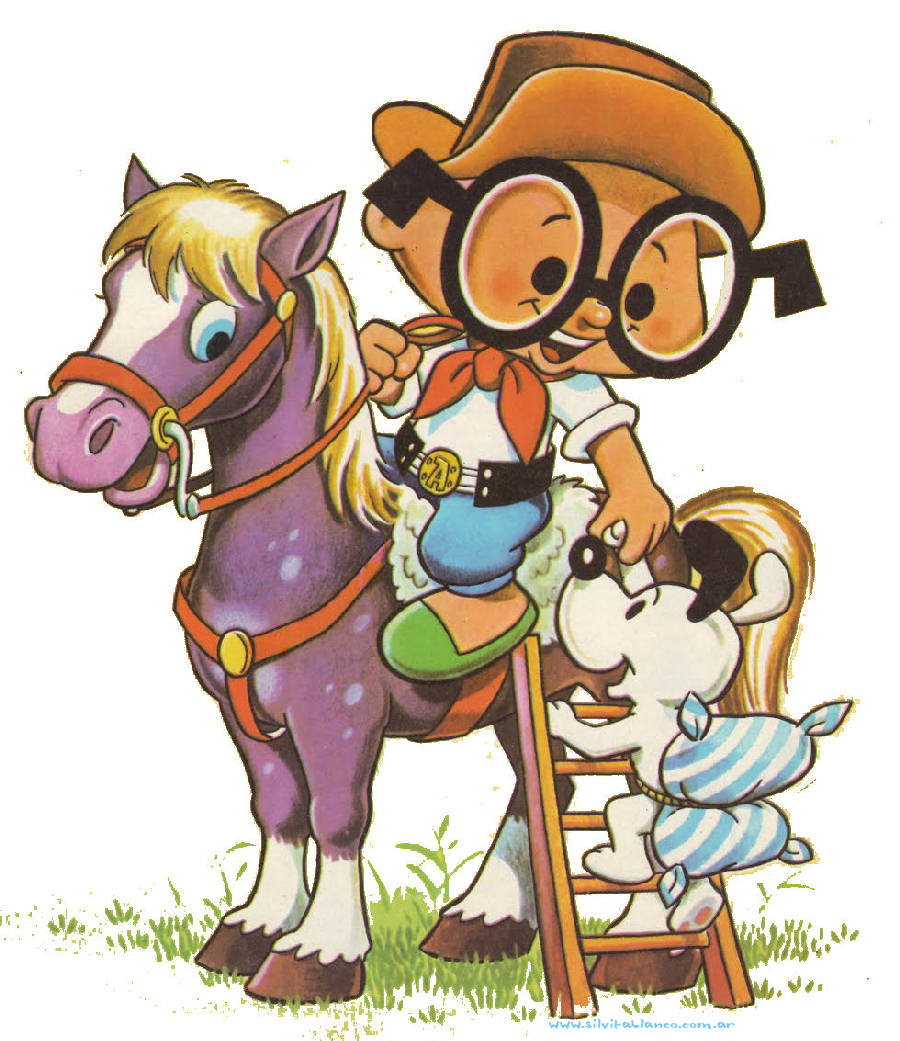 Anteojito, vestido de Gaucho