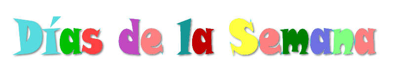 d�as de la semana