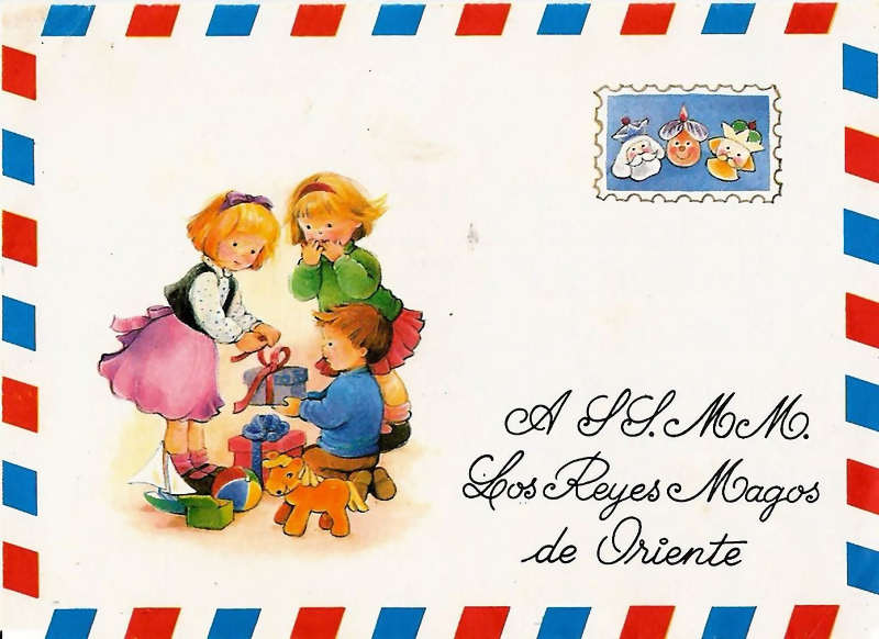 cartas vintage para los Reyes Magos