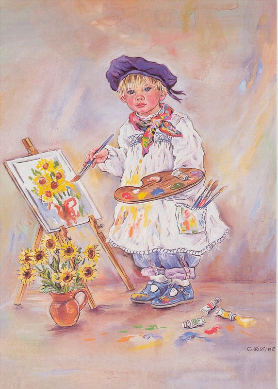 ilustraciones vintage Christine Haworth