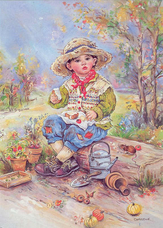 ilustraciones vintage Christine Haworth