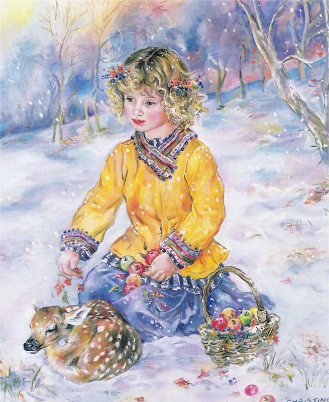 ilustraciones vintage Christine Haworth