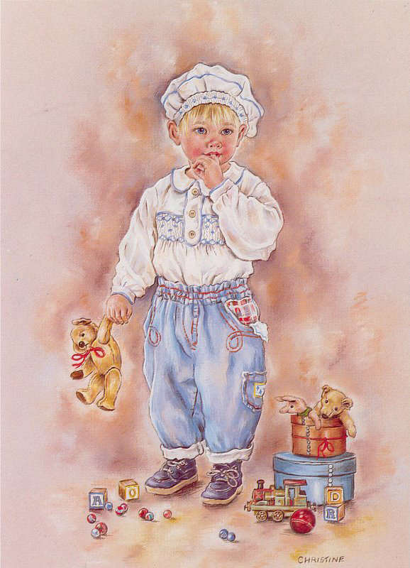 ilustraciones vintage Christine Haworth