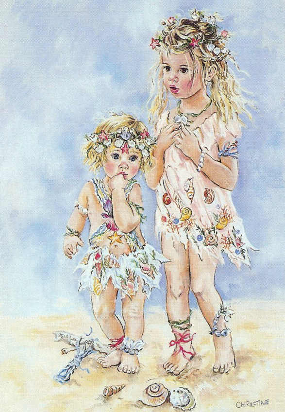 ilustraciones vintage Christine Haworth