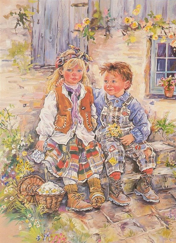 ilustraciones vintage Christine Haworth