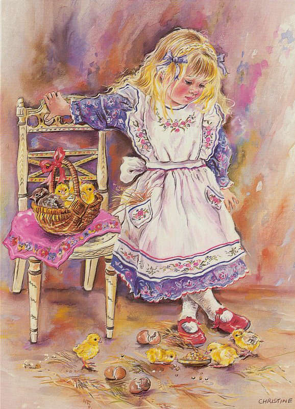 ilustraciones vintage Christine Haworth