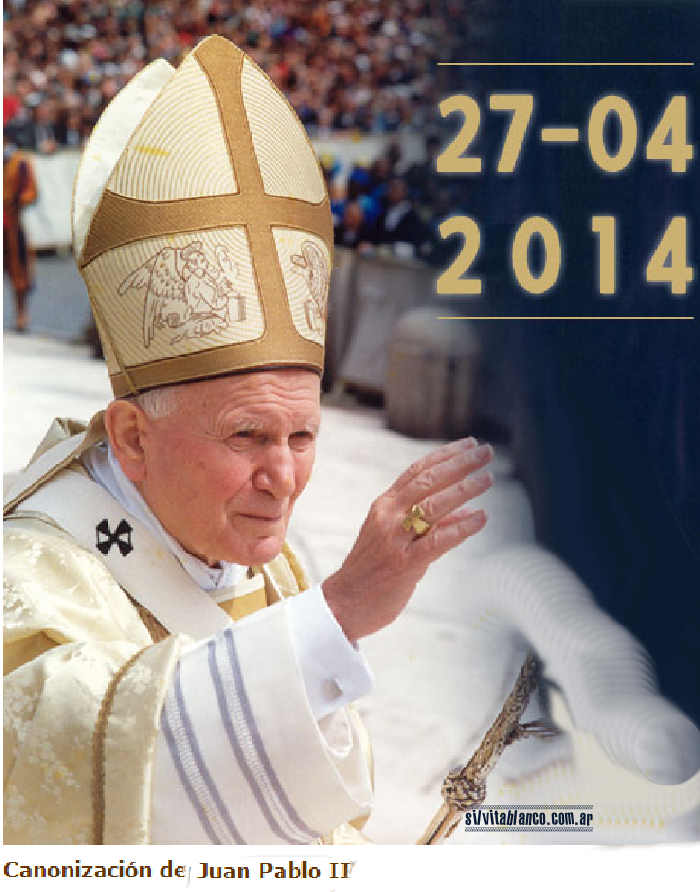 Canonizaci�n de Juan Pablo II