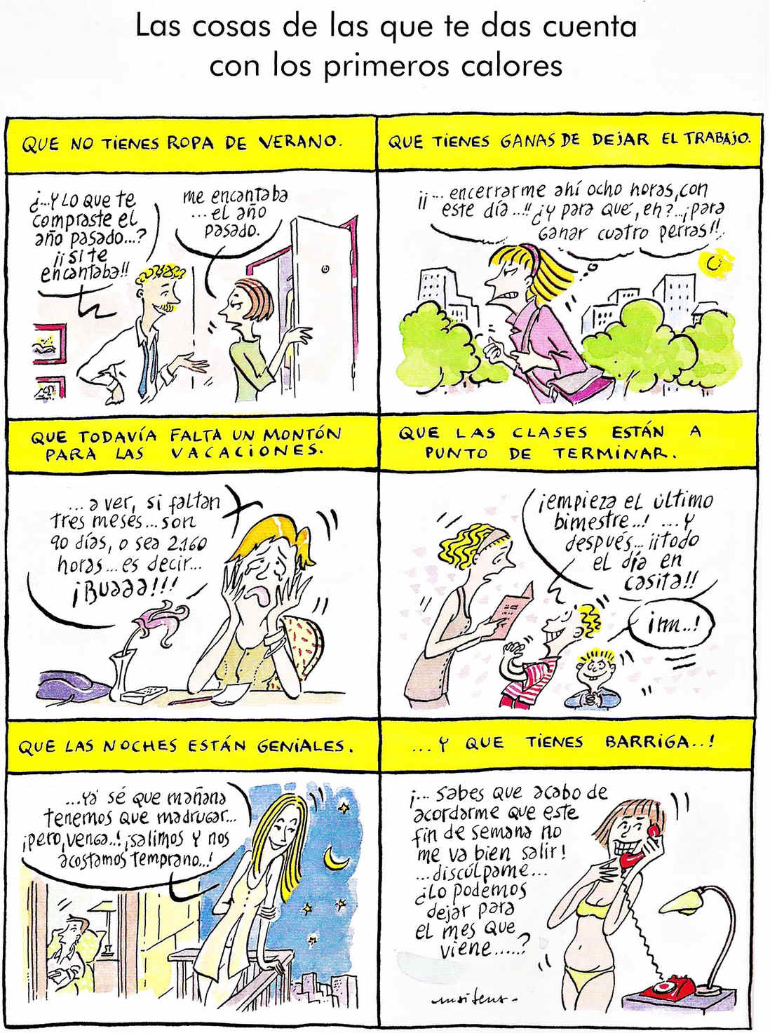 Mujeres humor de Maitena