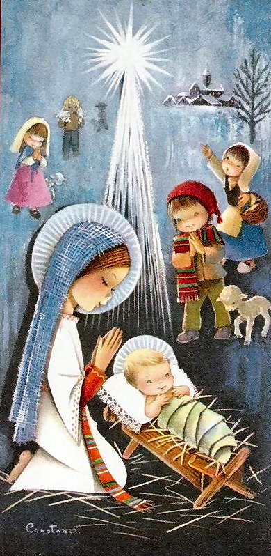 pesebre Vintage Ilustradora Constanza