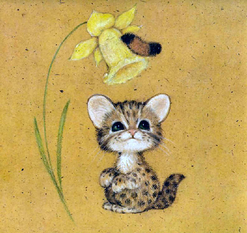 Animalitos Calendario Vintage 1976 Ruth Morehead