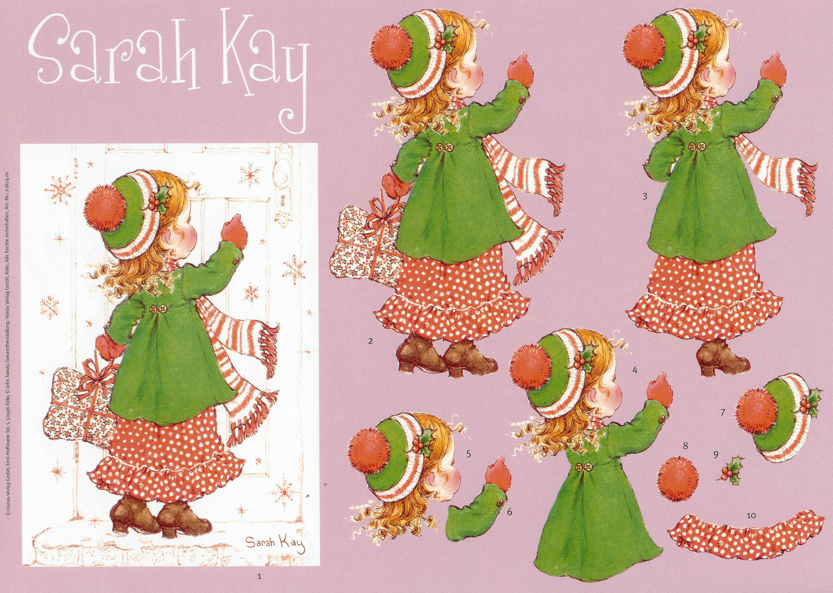 sarah kay decoupage navidad