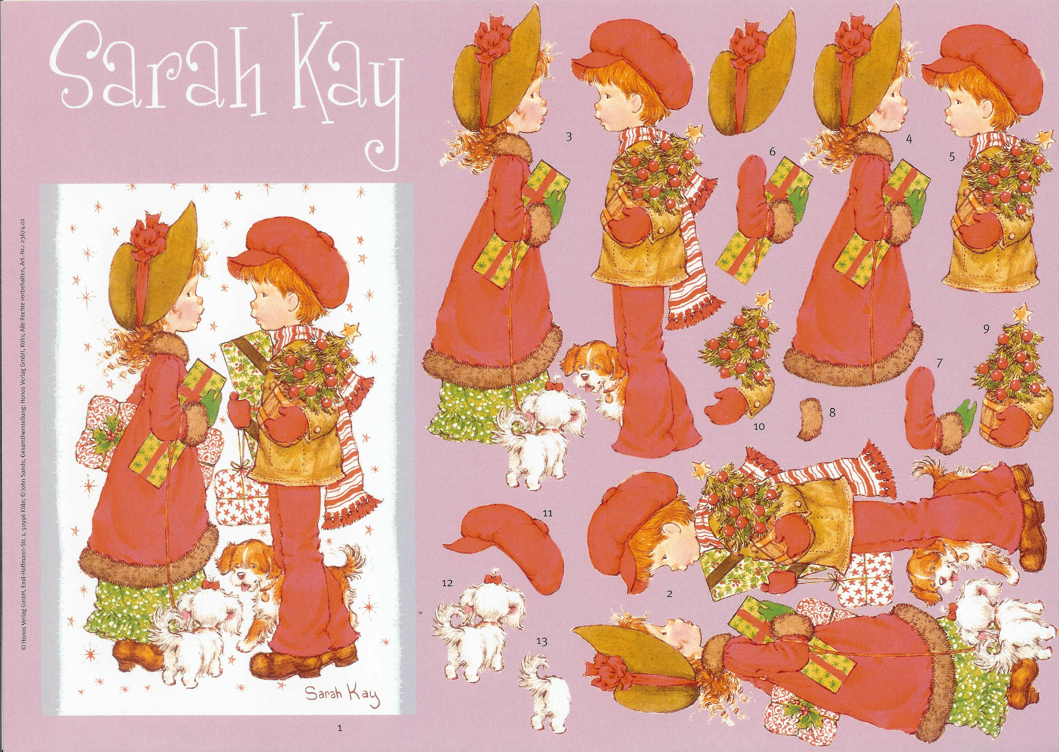 sarah kay decoupage navidad