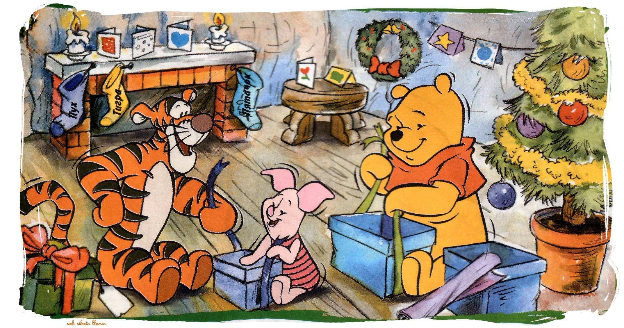 winnie pooh navidad